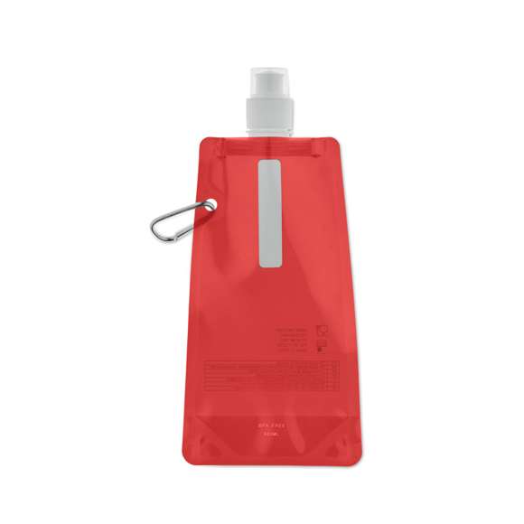 Botella de agua plegable