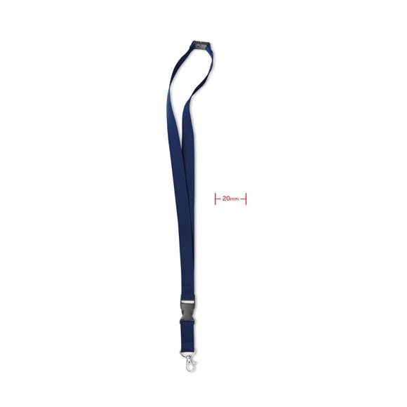 Lanyard con gancho metal 20 mm