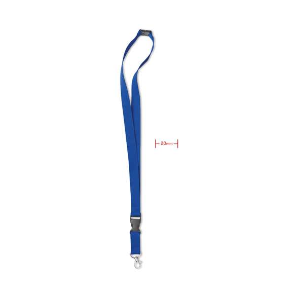 Lanyard con gancho metal 20 mm