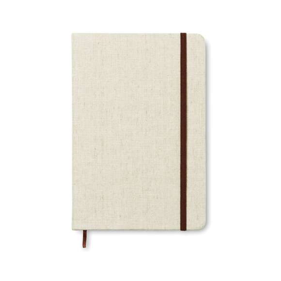 Cuaderno A5 con tapa de canvas
