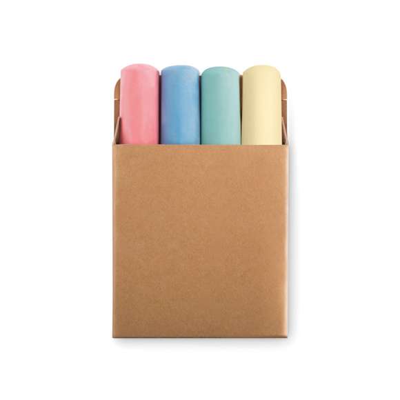 4 tizas de colores