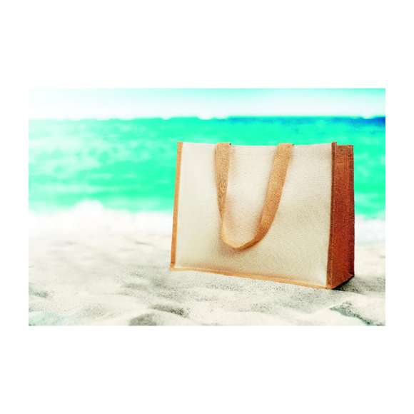 Bolsa de la compra yute y lona