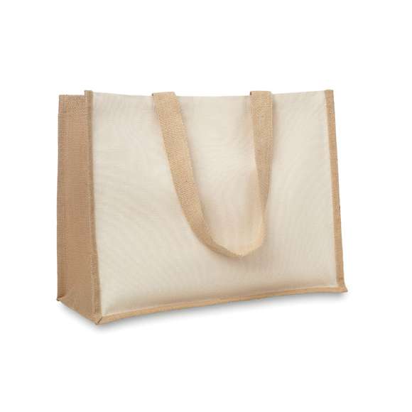 Bolsa de la compra yute y lona
