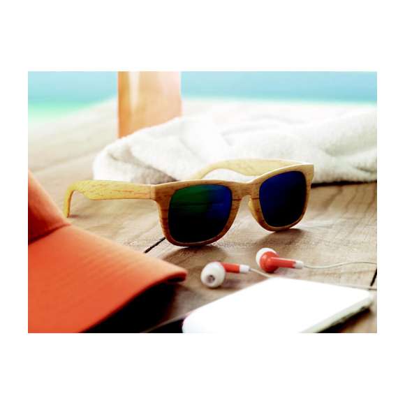 Gafas efecto madera