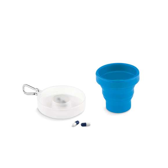 Vaso plegable de silicona