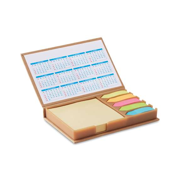 Set de notas y calendario