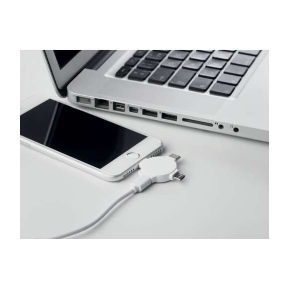 Adaptador con cable 3 en 1