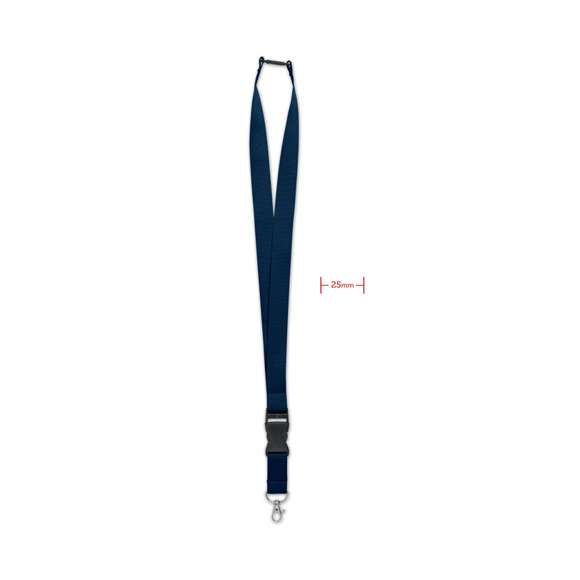 Lanyard 25mm con mosquetón