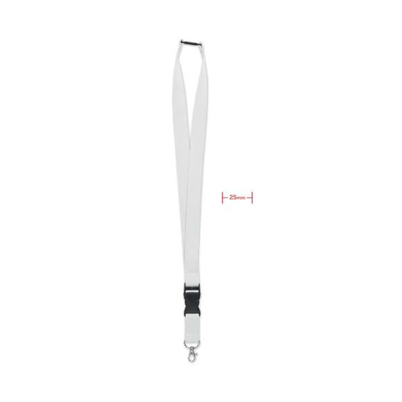 Lanyard 25mm con mosquetón