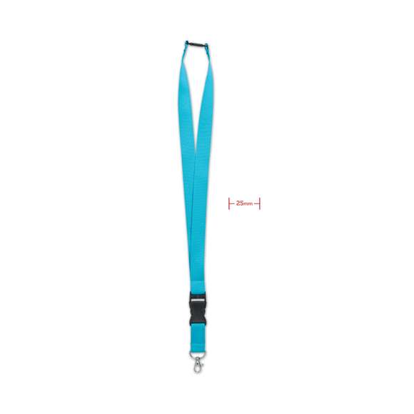 Lanyard 25mm con mosquetón