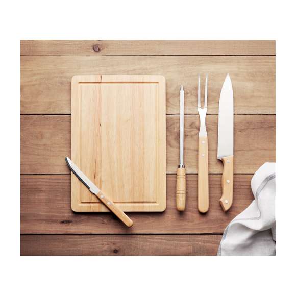 Set 4 accesorios barbacoa
