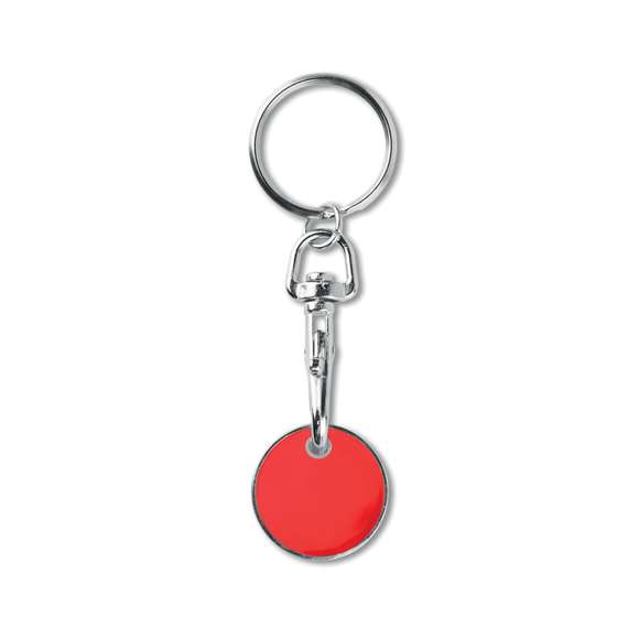 Llavero moneda (EUR) carro