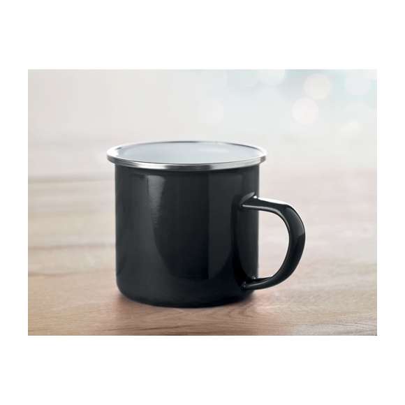 Taza de metal esmaltado 350 ml