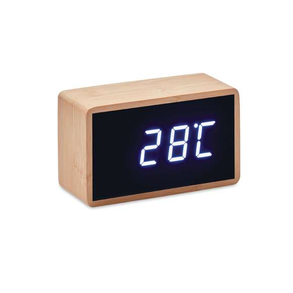 Reloj despertador y temperatura