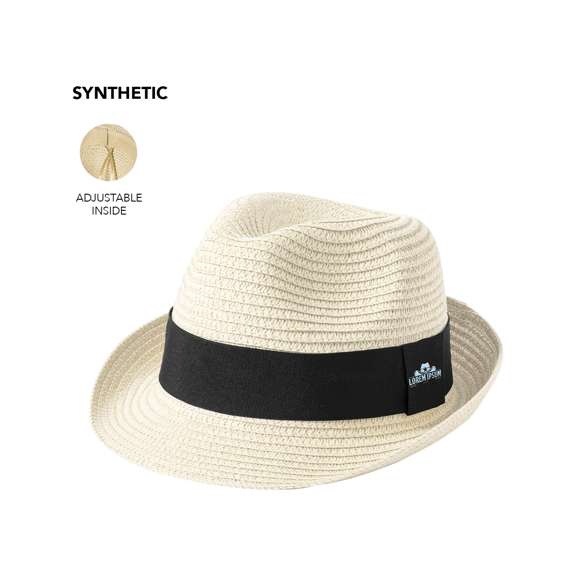 Sombrero de alta calidad en material sintético. Ajustable desde el interior, con cinta exterior y confortable cinta interior. Disponible en variada gama de colores.