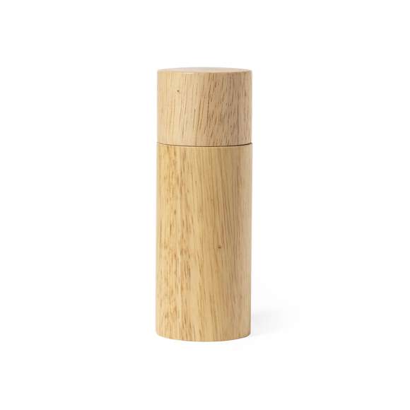 Molinillo para sal y pimienta de línea nature. Fabricado en madera, para así fomentar el uso de materias primas naturales. Con picador de cerámica y rellenable. Presentado en atractiva caja de diseño eco.
