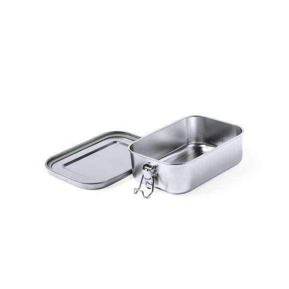  	Fiambrera fabricada en acero inox y de 750 ml de capacidad. Cierre de seguridad con tapadera estanca en acero inox. Presentada en atractiva caja individual de diseño.