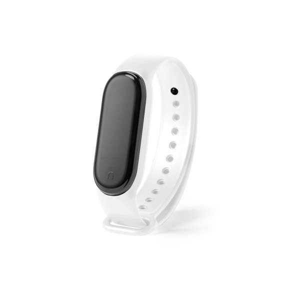 Brazalete inteligente multifunción de diseño deportivo, con batería de litio y conexión Bluetooth® 4.0, recargable mediante conexión USB -cable incluido-. Su cuerpo en material TPU y su pantalla a color TFT integrada de 0,96 pulgadas lo convierten en el gadget perfecto para todo tipo de actividades deportivas, de ocio y para el día a día. APP disponible para iOS y Android. Con monitorización de frecuencia cardíaca, presión arterial y multitud de funciones. Presentado en atractiva caja de diseño.