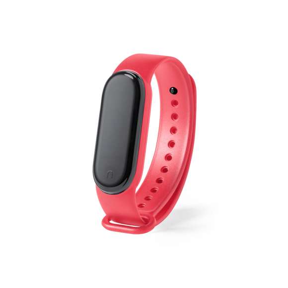 Brazalete inteligente multifunción de diseño deportivo, con batería de litio y conexión Bluetooth® 4.0, recargable mediante conexión USB -cable incluido-. Su cuerpo en material TPU y su pantalla a color TFT integrada de 0,96 pulgadas lo convierten en el gadget perfecto para todo tipo de actividades deportivas, de ocio y para el día a día. APP disponible para iOS y Android. Con monitorización de frecuencia cardíaca, presión arterial y multitud de funciones. Presentado en atractiva caja de diseño.
