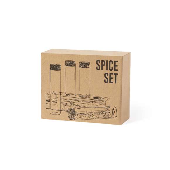 Set de especias de línea nature. Incluye 4 tarros de 70ml fabricados en cristal de borosilicato, que ofrece una resistencia y durabilidad excepcionales, alargando su vida útil y pudiendo ser reutilizados infinidad de veces. Tapones en corcho natural y soporte en bambú, para así fomentar el uso de materias primas naturales. Presentado en caja individual de acabado kraft.