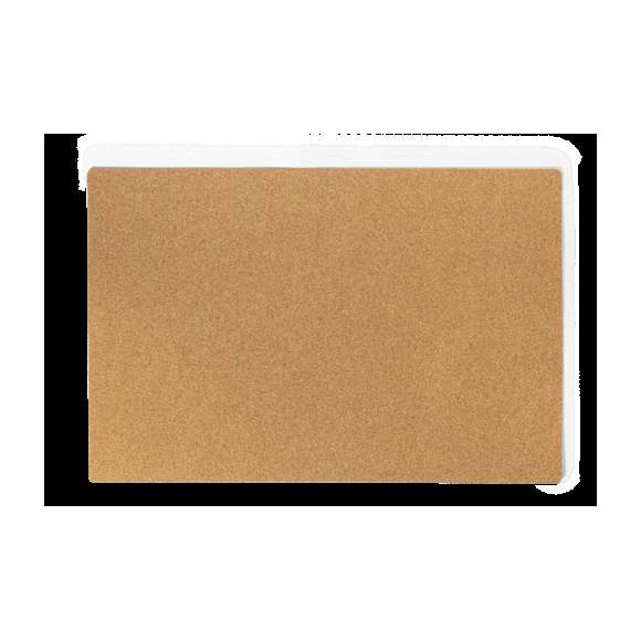Alfombrilla sobremesa de línea nature fabricada en corcho natural. De tamaño extra grande para dar cabida a los diferentes gadgets del escritorio.