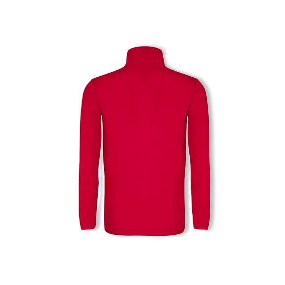 Chaqueta unisex en cálido y suave micro polar fleece RPET de 155g/m2 con tratamiento anti-pilling. Material elaborado a partir de plástico reciclado, para así fomentar la reutilización de residuos plásticos y contribuir a la sostenibilidad del planeta. Con distintivo eco en dobladillo inferior de la prenda.  Cuello con cierre de cremallera y cintura elástica. Disponible en tallas S, M, L, XL, XXL.