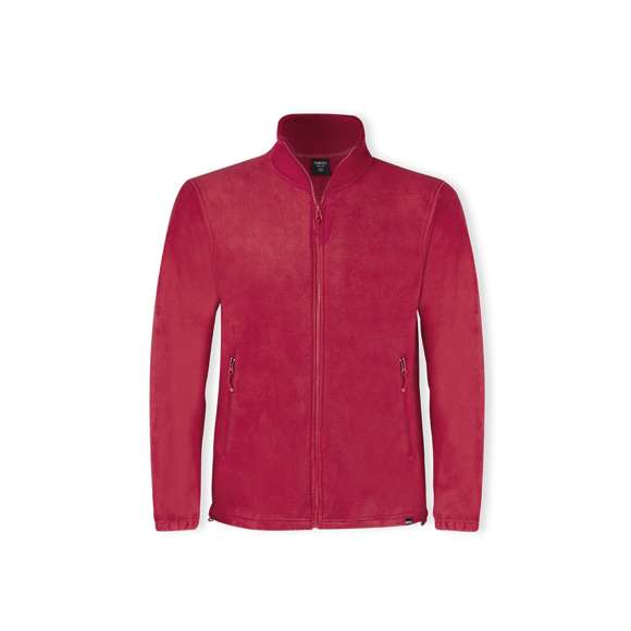 Chaqueta en cálido y suave polar fleece RPET de 280g/m2 con tratamiento anti-pilling. Material elaborado a partir de plástico reciclado, para así fomentar la reutilización de residuos plásticos y contribuir a la sostenibilidad del planeta. Con distintivo eco en dobladillo inferior de la prenda.Con cuello alto, y puños con ribete elástico. Cierre frontal de cremallera con cinta en tirador y bolsillos laterales con cierre de cremallera invisible. Disponible en variada gama de colores y en tallas S, M, L, XL, XXL.