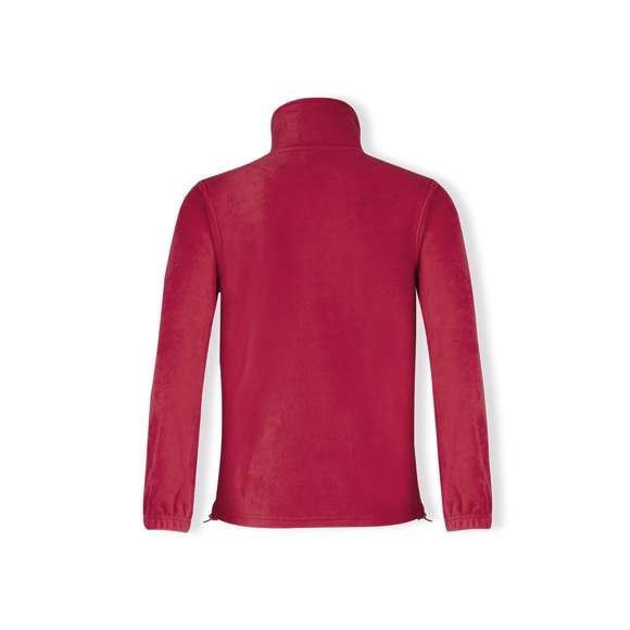 Chaqueta en cálido y suave polar fleece RPET de 280g/m2 con tratamiento anti-pilling. Material elaborado a partir de plástico reciclado, para así fomentar la reutilización de residuos plásticos y contribuir a la sostenibilidad del planeta. Con distintivo eco en dobladillo inferior de la prenda.Con cuello alto, y puños con ribete elástico. Cierre frontal de cremallera con cinta en tirador y bolsillos laterales con cierre de cremallera invisible. Disponible en variada gama de colores y en tallas S, M, L, XL, XXL.