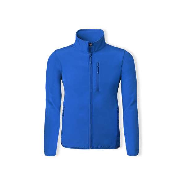 Chaqueta impermeable y transpirable en combinación de materiales RPET, elaborados a partir de plástico reciclado, para así fomentar la reutilización de residuos plásticos y contribuir a la sostenibilidad del planeta: exterior en soft shell y elastano de 300g/m2 con interior en 100% poliéster microfleece. Con distintivo eco en dobladillo inferior de la prenda. bramp;gt  Resistente al viento y al agua, con cierre de cremallera y tiradores a juego. Incluye bolsillo frontal en pecho y laterales con cierre de cremallera invisible y tiradores a juego. Disponible en variada gama de colores y en tallas S, M, L, XL, XXL.