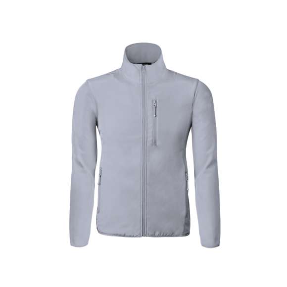 Chaqueta impermeable y transpirable en combinación de materiales RPET, elaborados a partir de plástico reciclado, para así fomentar la reutilización de residuos plásticos y contribuir a la sostenibilidad del planeta: exterior en soft shell y elastano de 300g/m2 con interior en 100% poliéster microfleece. Con distintivo eco en dobladillo inferior de la prenda. bramp;gt  Resistente al viento y al agua, con cierre de cremallera y tiradores a juego. Incluye bolsillo frontal en pecho y laterales con cierre de cremallera invisible y tiradores a juego. Disponible en variada gama de colores y en tallas S, M, L, XL, XXL.