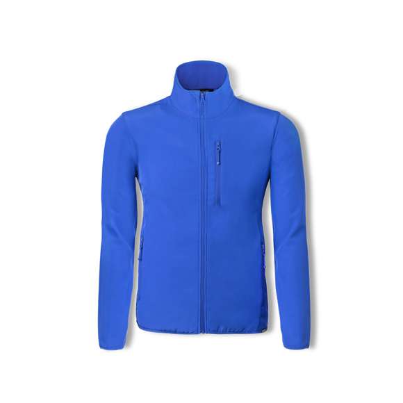 Chaqueta impermeable y transpirable en combinación de materiales RPET, elaborados a partir de plástico reciclado, para así fomentar la reutilización de residuos plásticos y contribuir a la sostenibilidad del planeta: exterior en soft shell y elastano de 300g/m2 con interior en 100% poliéster microfleece. Con distintivo eco en dobladillo inferior de la prenda. bramp;gt  Resistente al viento y al agua, con cierre de cremallera y tiradores a juego. Incluye bolsillo frontal en pecho y laterales con cierre de cremallera invisible y tiradores a juego. Disponible en variada gama de colores y en tallas S, M, L, XL, XXL.
