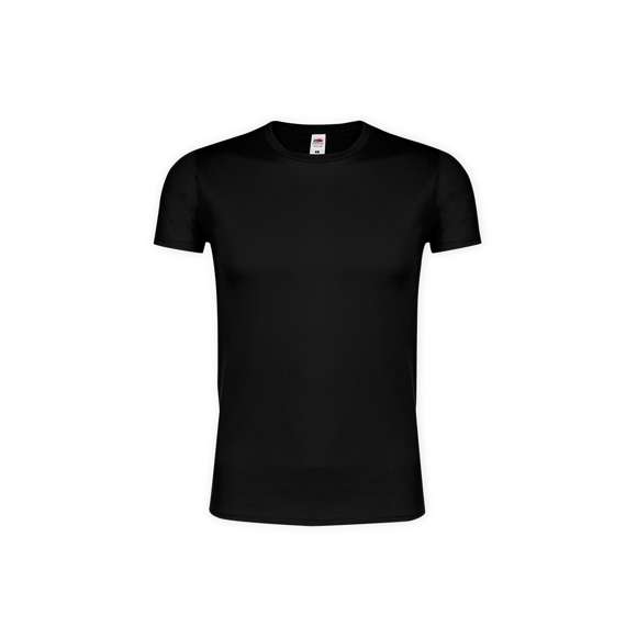Camiseta para adulto color Iconic de Fruit Of The Loom. Fabricada en material 100% algodón peinado Ring Spun de 150g/m2 hilado en anillo. De tacto suave y corte moderno, con cuello redondo estrecho de canalé1x1 y tapeta a juego. Etiqueta fácilmente removible y disponible en variada gama de colores. Tallas S, M, L, XL, XXL.