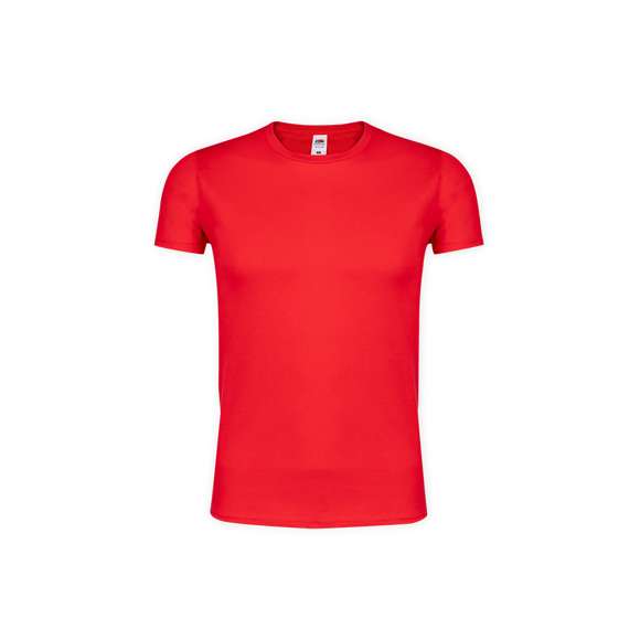 Camiseta para adulto color Iconic de Fruit Of The Loom. Fabricada en material 100% algodón peinado Ring Spun de 150g/m2 hilado en anillo. De tacto suave y corte moderno, con cuello redondo estrecho de canalé1x1 y tapeta a juego. Etiqueta fácilmente removible y disponible en variada gama de colores. Tallas S, M, L, XL, XXL.