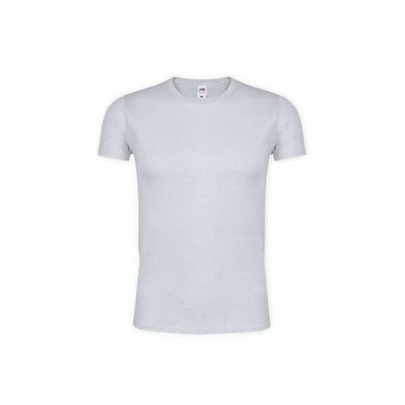 Camiseta para adulto color Iconic de Fruit Of The Loom. Fabricada en material 100% algodón peinado Ring Spun de 150g/m2 hilado en anillo. De tacto suave y corte moderno, con cuello redondo estrecho de canalé1x1 y tapeta a juego. Etiqueta fácilmente removible y disponible en variada gama de colores. Tallas S, M, L, XL, XXL.