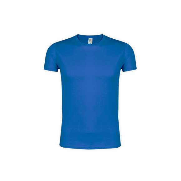 Camiseta para adulto color Iconic de Fruit Of The Loom. Fabricada en material 100% algodón peinado Ring Spun de 150g/m2 hilado en anillo. De tacto suave y corte moderno, con cuello redondo estrecho de canalé1x1 y tapeta a juego. Etiqueta fácilmente removible y disponible en variada gama de colores. Tallas S, M, L, XL, XXL.