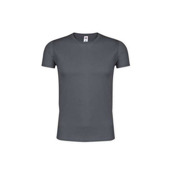 Camiseta para adulto color Iconic de Fruit Of The Loom. Fabricada en material 100% algodón peinado Ring Spun de 150g/m2 hilado en anillo. De tacto suave y corte moderno, con cuello redondo estrecho de canalé1x1 y tapeta a juego. Etiqueta fácilmente removible y disponible en variada gama de colores. Tallas S, M, L, XL, XXL.