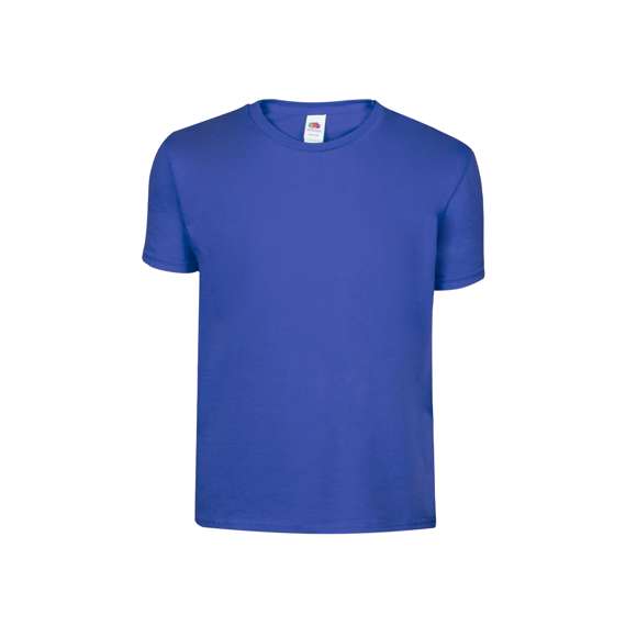 Camiseta para niño color Iconic de Fruit Of The Loom. Fabricada en material 100% algodón peinado Ring Spun de 150g/m2. De tacto suave y corte clásico, con cuello redondo estrecho de canalé 1x1 y tapeta a juego. Etiqueta fácilmente removible y disponible en variada gama de colores. Tallas 3-4, 5-6, 7-8, 9-11, 12-13, 14-15.