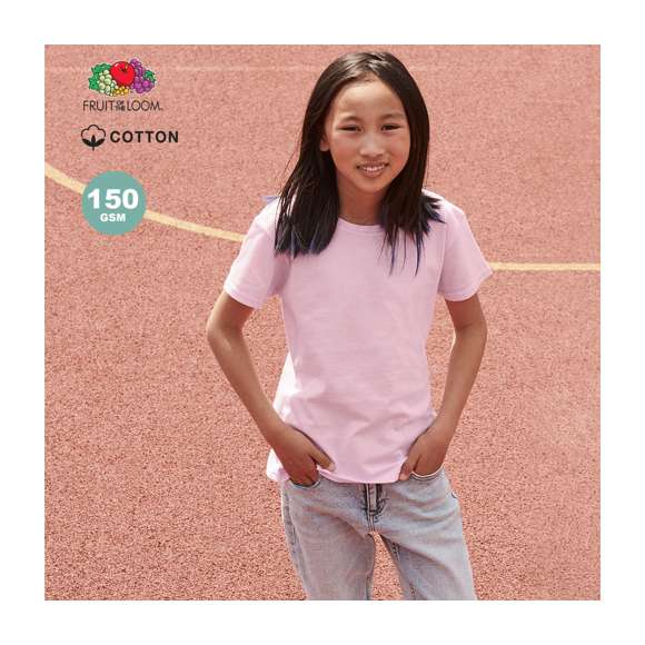 Imagen de Camiseta Niña Color Iconic listo para personalizar con logo de empresa