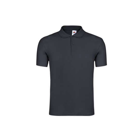 Polo adulto color Original de Fruit Of The Loom. Fabricado en material 100% algodón piqué de 185g/m2 de tacto suave y corte clásico. Con costuras laterales para un óptimo ajuste y tapeta de dos botones reforzado con teñido a juego. Etiqueta fácilmente removible y disponible en variada gama de colores. Tallas S, M, L, XL, XXL.