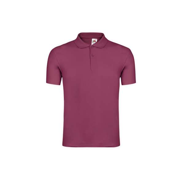 Polo adulto color Original de Fruit Of The Loom. Fabricado en material 100% algodón piqué de 185g/m2 de tacto suave y corte clásico. Con costuras laterales para un óptimo ajuste y tapeta de dos botones reforzado con teñido a juego. Etiqueta fácilmente removible y disponible en variada gama de colores. Tallas S, M, L, XL, XXL.