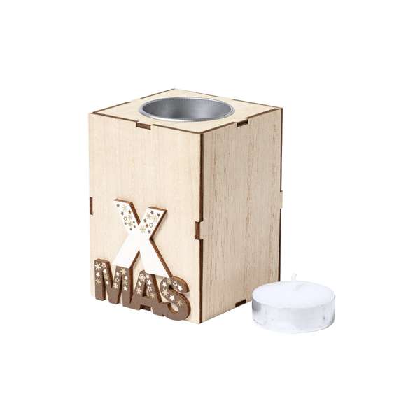Vela aromática navideña de línea nature y fabricada en madera. Con aroma vainilla y de original diseño navideño en distintos tonos de madera natural, conviertiéndola en un regalo ideal para decorar cualquier estancia y espacio. Presentada en caja individual de diseño eco.