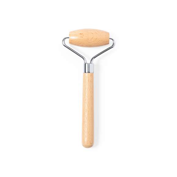  	Rodillo masajeador facial en madera natural, favoreciendo el cuidado del rostro y con efectos relajantes. Presentado en caja individual de diseño eco en cartón kraft.