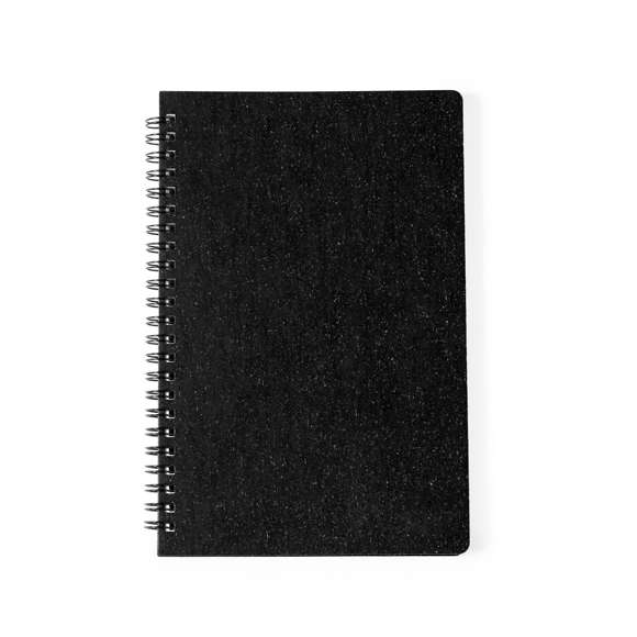 Innovadora libreta de anillas de línea nature, con tapas fabricadas en caña de trigo, para así fomentar la utilización de materias primas naturales y reducir las emisiones contaminantes. Con distintivo Wheat Straw y 80 hojas interiores lisas.
