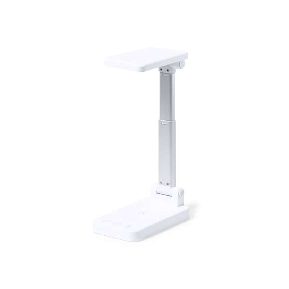 Lámpara multifunción plegable todo en uno, en combinación de aluminio con resistente ABS blanco. 28 LEDs y 3 posiciones de iluminación (cálida, fría y media), con intensidad de luz regulable y ajustable en altura. Cargador inalámbrico 10W integrado y batería de 3.000 mAh, con entrada Tipo C y salida USB. Compatible con dispositivos móviles de carga inalámbrica, incluye cable cargador Tipo C y viene presentada en una atractiva caja de diseño.  Las capacidades mostradas en todas nuestras baterías auxiliares externas son reales, incorporando todas ellas baterías de grado A y no recicladas, con una vida útil de al menos 500 ciclos de carga y según normativa CE. Además, están fabricadas conforme a los estándares RoHS y en cumplimiento con los siguientes requisitos de seguridad:  Sistema de protección contra sobrecarga del power bank. Sistema de protección contra descarga completa que proporciona una mayor durabilidad del power bank. Sistema de bloqueo para evitar cortocircuitos. Sistema de transferencia de carga constante, acorde con la capacidad del dispositivo de destino.
