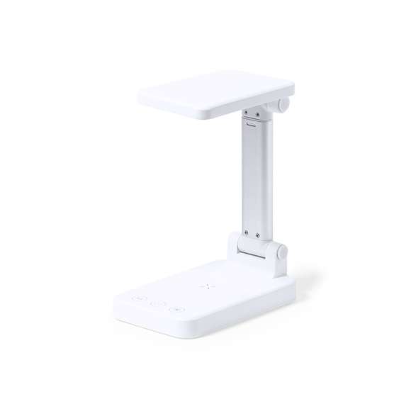 Lámpara multifunción plegable todo en uno, en combinación de aluminio con resistente ABS blanco. 28 LEDs y 3 posiciones de iluminación (cálida, fría y media), con intensidad de luz regulable y ajustable en altura. Cargador inalámbrico 10W integrado y batería de 3.000 mAh, con entrada Tipo C y salida USB. Compatible con dispositivos móviles de carga inalámbrica, incluye cable cargador Tipo C y viene presentada en una atractiva caja de diseño.  Las capacidades mostradas en todas nuestras baterías auxiliares externas son reales, incorporando todas ellas baterías de grado A y no recicladas, con una vida útil de al menos 500 ciclos de carga y según normativa CE. Además, están fabricadas conforme a los estándares RoHS y en cumplimiento con los siguientes requisitos de seguridad:  Sistema de protección contra sobrecarga del power bank. Sistema de protección contra descarga completa que proporciona una mayor durabilidad del power bank. Sistema de bloqueo para evitar cortocircuitos. Sistema de transferencia de carga constante, acorde con la capacidad del dispositivo de destino.