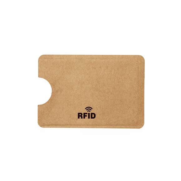 Tarjetero de línea nature fabricado en papel reciclado con interior en aluminio. Tecnología de seguridad RFID (Identificación por Radio Frecuencia) que mantiene seguros tus dispositivos de transmisión de identidad. Con muesca para fácil acceso a la tarjeta.