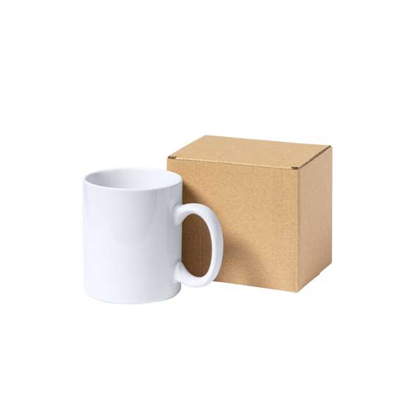  	Caja de presentación especialmente diseñada para tazas. Tamaño 12x10,6x9 cm y fabricada en cartón reciclado corrugado de acabado kraft. En línea con la tendencia del mercado hacia la sostenibilidad integral del regalo, ofreciendo soluciones de origen reciclado con el fin de ayudar a la mejora y conservación de nuestro planeta.