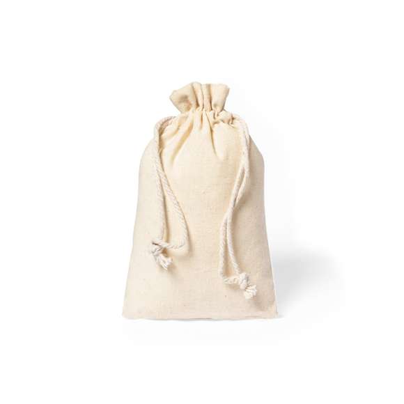 Juego de habilidad fabricado en resistente madera de pino natural y en bolsa de transporte 100% algodón con cordones de cierre.