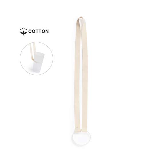 Original lanyard portavasos, con cinta en algodón y porta vasos a juego, 100% adaptable y fabricado en resistente silicona. El complemento perfecto para que los más festivaleros disfruten de cualquier evento sin ataduras.