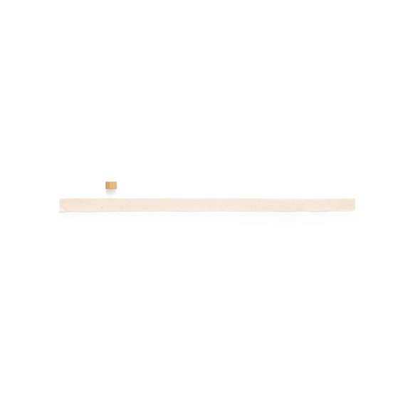 Pulsera de línea nature fabricada en resistente algodón 100%, con cierre de seguridad unidireccional en bambú.